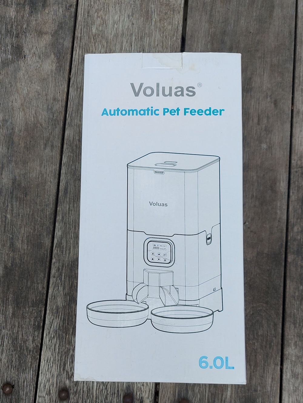 Voluas Automatic Pet Feeder - Black